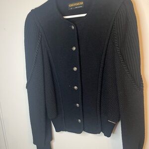 Geiger Women's Black Cardigan Sweater